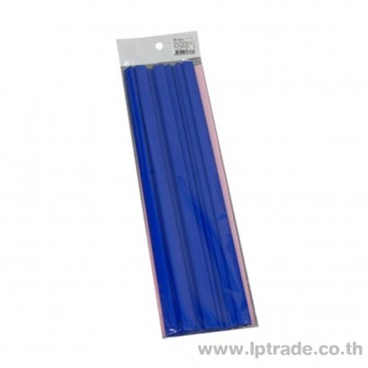 สันรูดพลาสติก 5 มม. สีน้ำเงิน (แพ็ค 12 อัน)