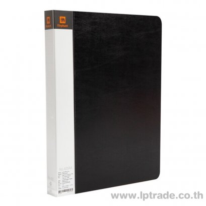 แฟ้ม 2 ห่วง 1 นิ้ว ตราช้าง No.420A สีดำ