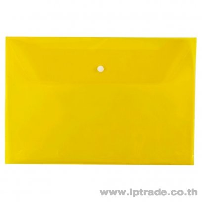 แฟ้มกระดุมเม็ดเดียว ออร์ก้า A4 สีเหลือง