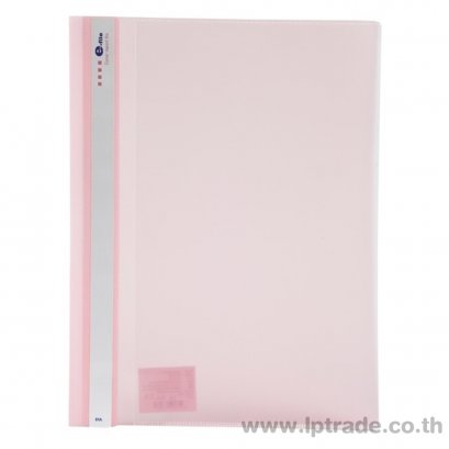 แฟ้มเจาะพลาสติก e-file 51A สีชมพู