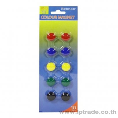 เม็ดแม่เหล็ก เบนน่อน MT-15 คละสี (แพ็ค 10 เม็ด)