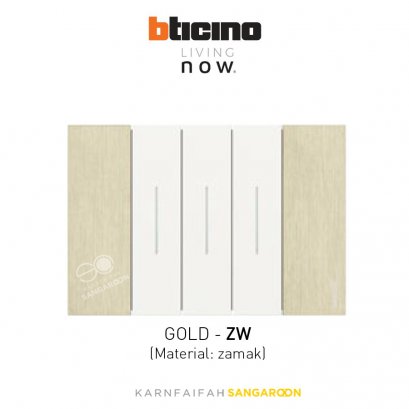 3 gang switch KA4803ZW-Gold