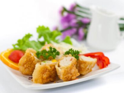 แฮ่กึ๊นเจ  (ฟองเต้าหู้ห่อกุ้ง) ขนาด 350 กรัม