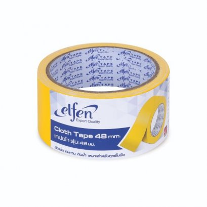 เทปผ้า ELFEN 48mm. 8y สีเหลือง
