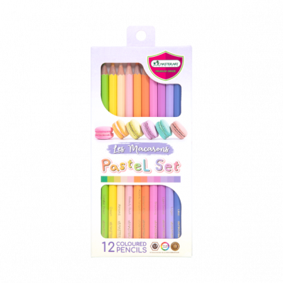 ดินสอสี MASTER ART 12 สี พาสเทล รุ่น Les Macarons