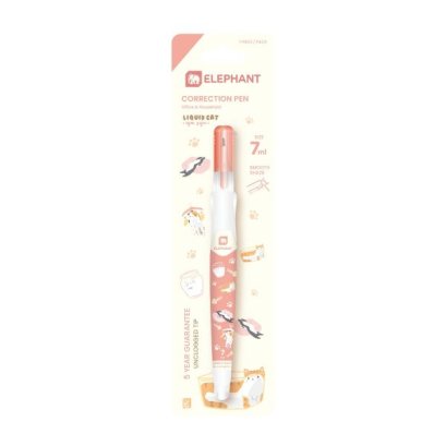 น้ำยาลบคำผิด ตราช้าง 7ml. ลิควิดแคท