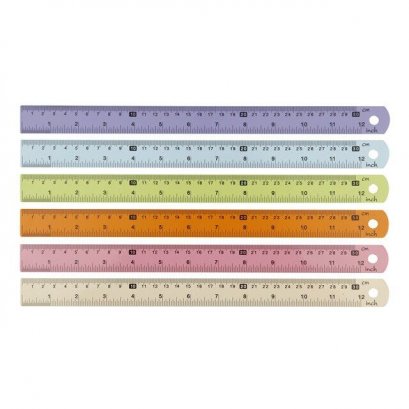 ไม้บรรทัดอลูมิเนียม 12"