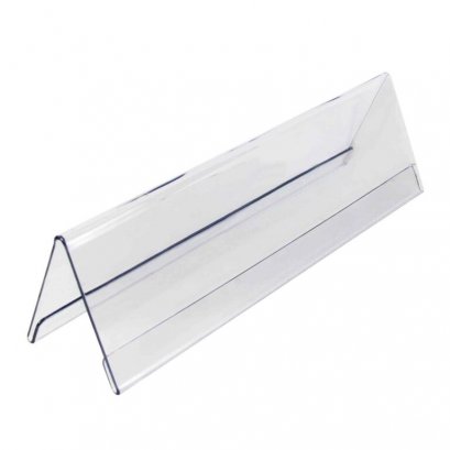 ป้ายอะคริลิคตั้งโต๊ะ 3.5" x 12" 2 หน้า