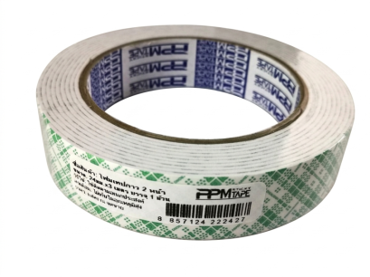 เทปโฟมสองหน้า ขนาด 24mm ยาว 3m ยี่ห้อ PPM