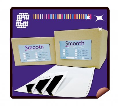 กระดาษต่อเนื่องเคมีในตัว 9" x 11" 3 ชั้น