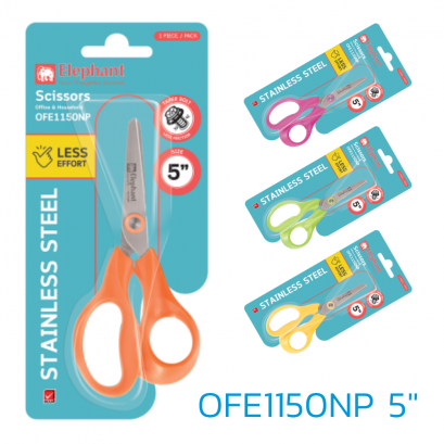 กรรไกร ตราช้าง ขนาด 5" รุ่น OFE1150NP