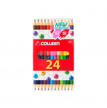 ดินสอสี COLLEEN 12 ด้าม 24 สี