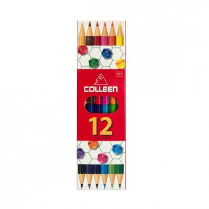 ดินสอสี COLLEEN 6 ด้าม 12 สี