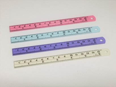 ไม้บรรทัดอลูมิเนียม 6"