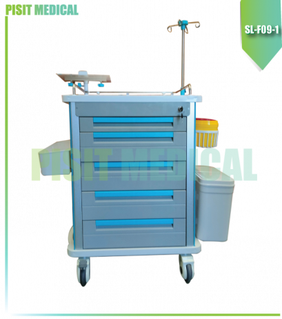รถเข็นฉุกเฉิน (EMERGENCY TROLLEY) รุ่น SL-F09-1