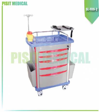 รถเข็นฉุกเฉิน (EMERGENCY TROLLEY) รุ่น SL-F09-2