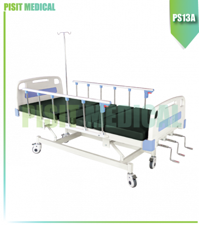 เตียงผู้ป่วย 3 ไกร์มือหมุน รุ่น PS13(A)