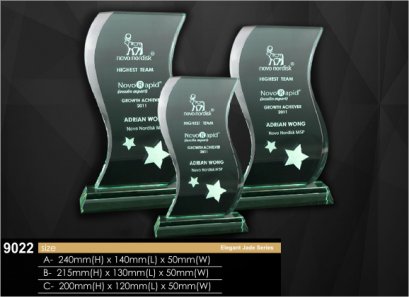 ถ้วยรางวัลคริสตัล 9022