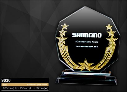 ถ้วยรางวัลคริสตัล 9030