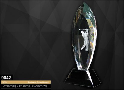 ถ้วยรางวัลคริสตัล 9042