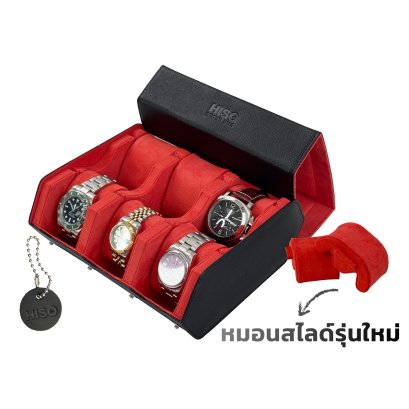 กระเป๋าหนังใส่นาฬิกาหรู รุ่น S6-BK