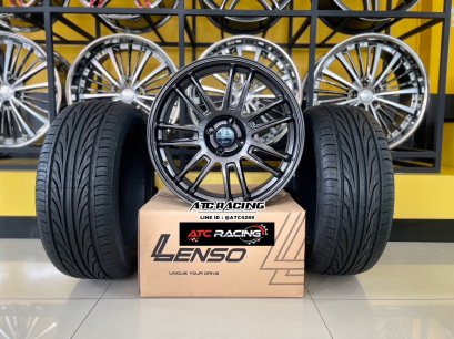 โปรโมชั่น LENSO PROJECT-D SPEC-K(P) 17 นิ้ว + คู่ยาง DEESTONE รุ่น CARRERAS R702 205/45R17 ชุดละ 25,500 บาท