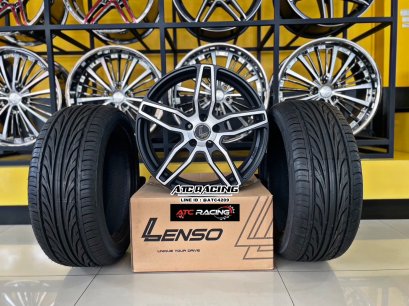 โปรโมชั่น LENSO  17 นิ้ว + คู่ยาง DEESTONE รุ่น CARRERAS R702 205/45R17 ชุดละ 25,500 บาท