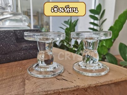 เชิงเทียนแก้ว (1คู่) P09