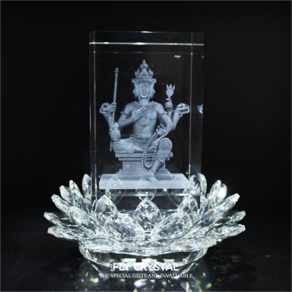 พระพรหมคริสตัล เลเซอร์ 3D