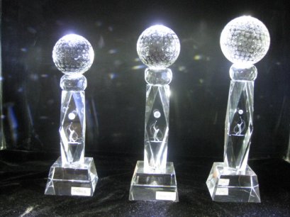 ถ้วยรางวัลคริสตัล แบบกอล์ฟ