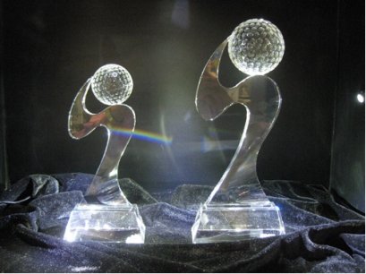 ถ้วยรางวัลคริสตัลแบบกอล์ฟ