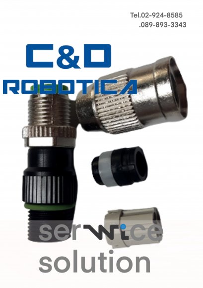 Connectors Mosa M12 male straight field wireable [C&amp;D-CWI100010]