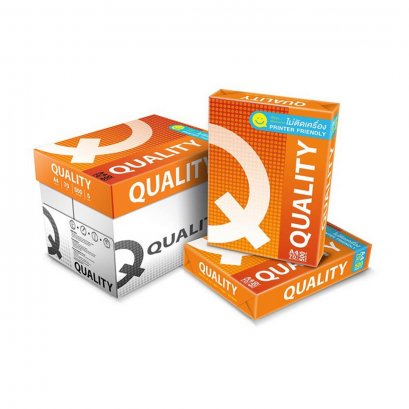 กระดาษถ่ายเอกสาร Quality ลังสีส้ม (70 G) 500 แผ่น