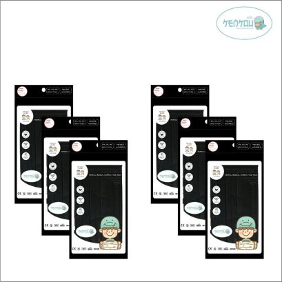หน้ากากอนามัยคาร์บอนเคนโกะสีดำ บรรจุ 1 ชิ้น/ซอง - เซ็ต 6 ซอง