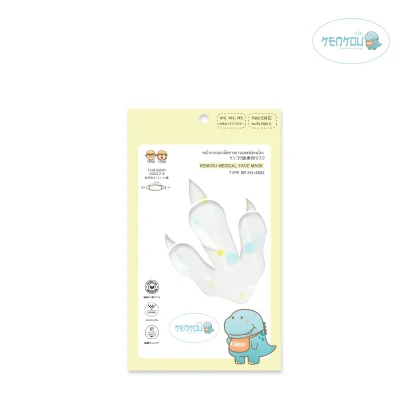 [Buy 1 Get 1 FREE] / EXP : 01092027 หน้ากากอนามัยเคนโกะ สำหรับเด็กเล็ก บรรจุ 6 ชิ้น (KENKOU BABY FACE MASK) (2-6 ขวบ)