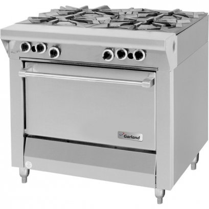 4 Burner Range with Oven Below