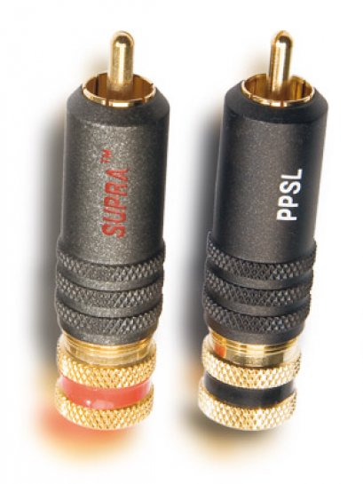 SUPRA PPSL RCA PLUG PAIR