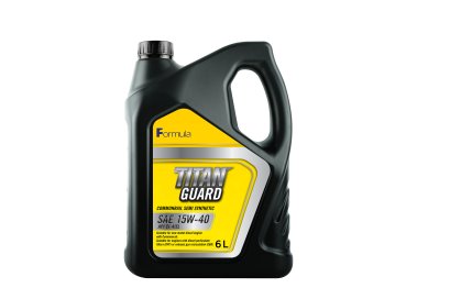 น้ำมันเครื่อง ดีเซล Formula TITAN GUARD API CI-4/SL SEMI SYNTHETIC 15W-40 (6ลิตร+1ลิตร)