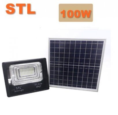 โคมสปอร์ตไลท์โซลาร์เซลล์ LED  STL มีรีโมท แสงขาว