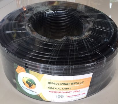 สาย RG 6 + POWER ยี่ห้อ CONVERGENT