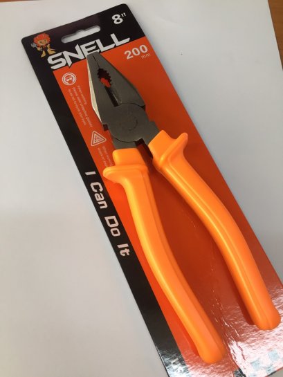 คีมปากจิ้งจก 8 นิ้ว SNELL