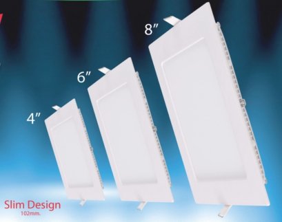 โคมดาวน์ไลท์เหลี่ยม LED Biobulb