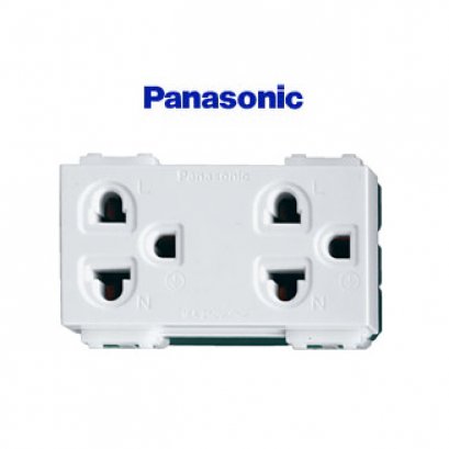 ปลั๊กกราวน์คู่ (Grounding Duplex Universal) Panasonic, VENA,Chang, Matsukami, Bticino, UNIC, Zberg, VETO