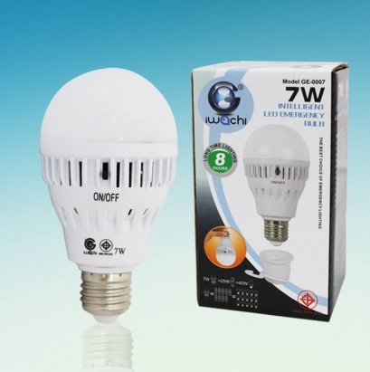 หลอดไฟฉุกเฉิน LED Smart Emergency , IWACHI, LAMPTAN