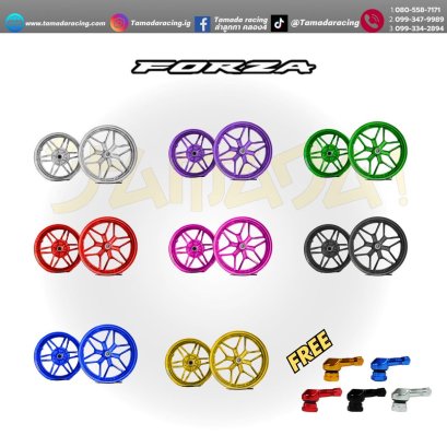 ล้อเดิมทำสี ระบบพาวเดอร์โค๊ท Powder Coat สำหรับForza300/350