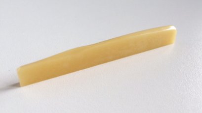 Custom Vintage Bone Saddle for Bourgeois