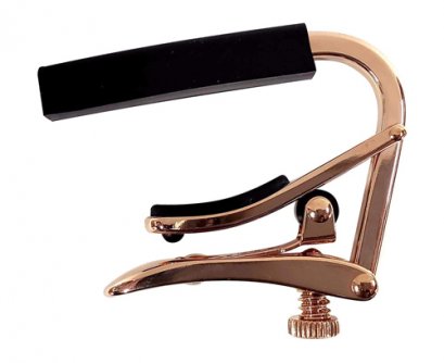 Shubb Capo Royale for Steel String Guitar - C1RG Rose Gold
