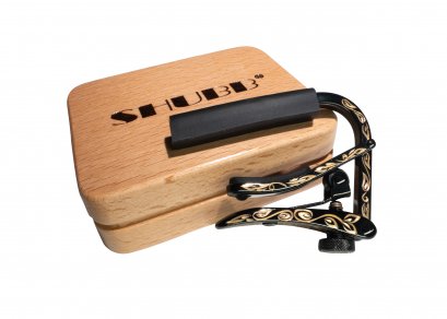 Shubb Engraved Capo Noir for Steel String Guitar - EC1K