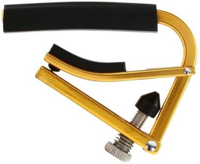 Shubb Lite Capo for Steel String Guitar - L1 Gold