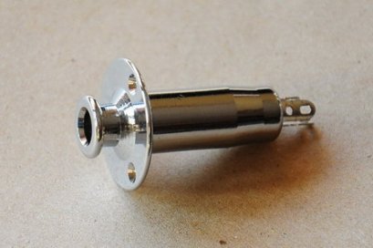 End pin jack No.2, Chrome